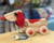 Cachorrinho Salsichinha articulado - de Puxar