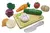 Kit 7 Legumes Com Corte + Faca+ Tábua