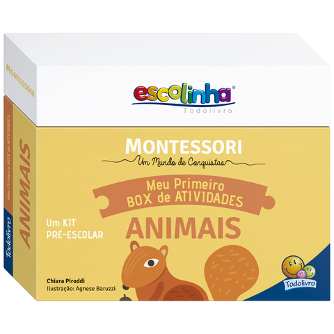 Escolinha MONTESSORI: Meu 1º box de Atividades: Animais