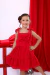 Vestido Lação Maitê - Final do Ano - Vermelho - Andressa Kids | Moda Infantil