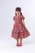 Vestido Xadrez Manguinha Tricoline - 01 - comprar online