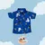 Camisa Bazar (Mickey circo/ Mickey realeza branco e azul) - comprar online