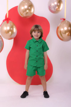 Mauricinho Linho Verde Escuro - comprar online
