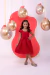 Vestido Liz - Final do ano - Vermelho - comprar online