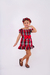Vestido Ciganinha Xadrez 03 - Andressa Kids | Moda Infantil