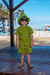 Mauricinho Linho Gola Padre Verde Menta - comprar online