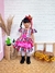 Vestido Xadrez Babado Pink - Andressa Kids | Moda Infantil