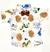 Camisa Bazar (Safari baby/Safari branco/Safari verde) - Andressa Kids | Moda Infantil