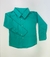 Camisa Manga Longa Lisa Verde (Tricoline) na internet