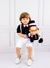 Camisa Lisa Preta (Tricoline) - Andressa Kids | Moda Infantil