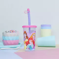 Vaso Con Tapa Y Sorbete Sport Infantil Personajes Favoritos en internet