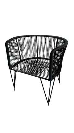 Gervasoni simil yute ARENA / NEGRO - comprar online