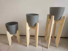 Pack x 3 Porta macetas + 3 Macetas N.18 - tienda online