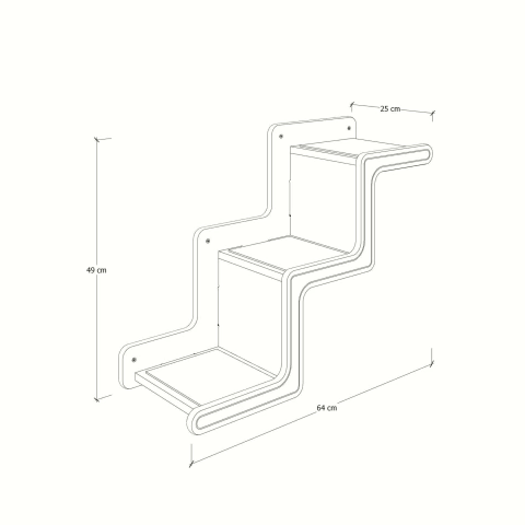 Escadinha Para Gatos Celine Branca - comprar online