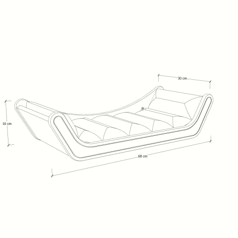 Cama de Parede Estofada Para Gatos Raj Branca - loja online