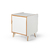Mesa de Cabeceira Janis Branca - 1 Gaveta - comprar online