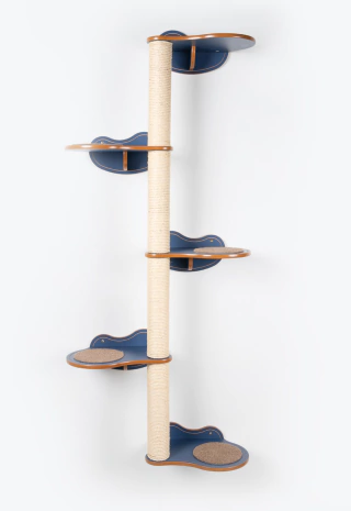 Árvore de Parede Para Gatos Haru Azul