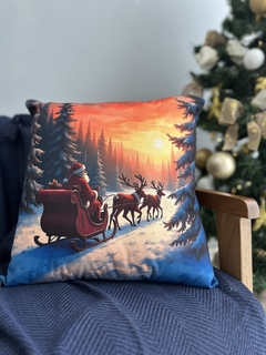 Capa de Almofada Natalina Suede - loja online