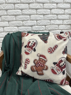 Capa de Almofada Natalina Suede - CAPSULA HOME