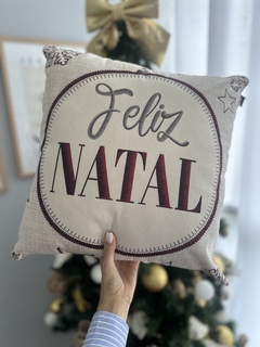 Imagem do Capa de Almofada Natalina Suede