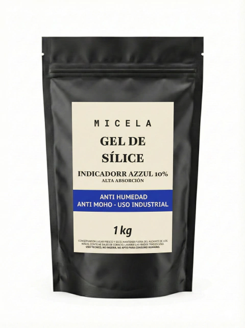Silicagel Antihumedad 1kg Indicador Azul Doypack Premium