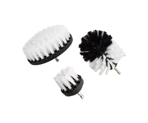 Kit cepillos x 3 para taladro atornillador