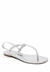 Rasteira Santa Lolla Metalcolor Crinkle - Prata - comprar online