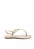 Rasteira Santa Lolla Metalcolor Crinkle - Ouro Claro
