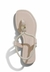 Rasteira Santa Lolla Thong Metal - Bege - comprar online