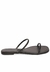 Rasteira Santa Lolla Manta Cristal Preto - comprar online