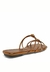Rasteira Metallic Soft Bronze Santa Lolla na internet