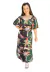 Vestido Midi Recortes Busto Cacay