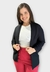 Blazer Cacay Gola Xale - Preto