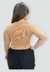 Cropped Cacay Regata Quadradinha Tricot - comprar online