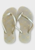 Chinelo Feminino Colcci Monocromatico Metal - Ouro Claro - comprar online