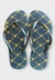 Chinelo Feminino Colcci Monocromatico Metal - Azul