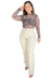 Calça Feminina Pantalona Sarja Juliette Strech Colcci