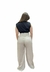 Calça Feminina Open Linho Pantalona Natural na internet