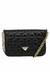 Bolsa Tiracolo de Couro Mini Bella Preto