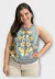 Regata Farm Estampada Borboleta Em Flor