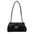 Bolsa Tiracolo de Couro Mini Laila - Preto Classe Couro