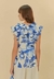 Blusa Farm Chita Porcelana na internet