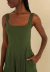 Macacão Farm Corselet Reto Verde Mandacaru - comprar online