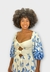 Vestido Farm Estampado Voo De Porcelana na internet