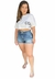 Short Jeans Feminino Taylor Colcci - loja online