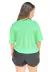 Camiseta Feminina Cetim Open Verde - comprar online
