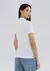 camisa polo Hering básica feminina slim manga curta