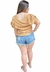 Blusa Manga Princesa Colcci - Ocre na internet