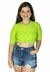 Blusa Cropped Logo Colcci - Verde