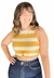 Blusa Cropped Colcci Canelada Listrada